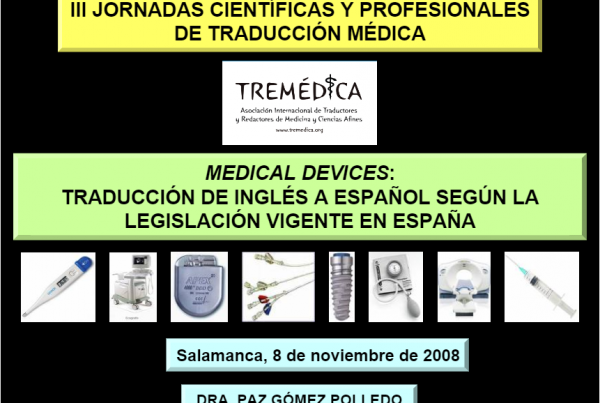 III Jornadas Científicas y Profesionales de Traducción Médica_Salamanca_2008